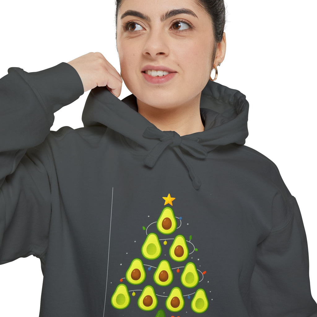 Avocado Christmas Tree Hoodie — Cute Holiday Avocado Tree Sweatshirt