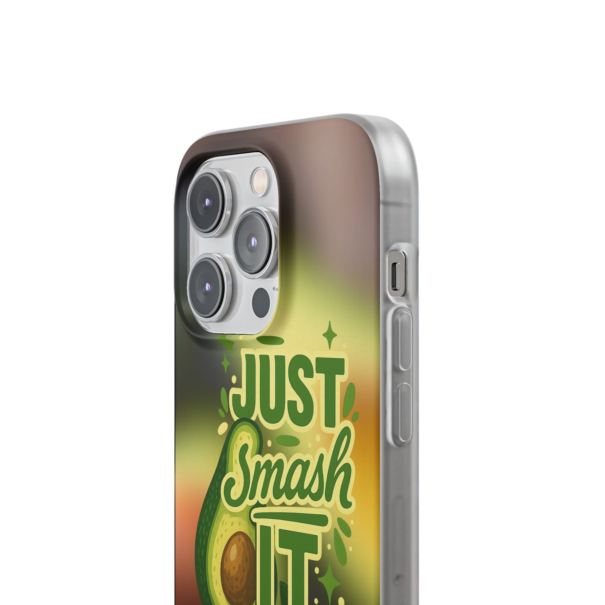 Phone Case - "Just Smash It" Avocado Design