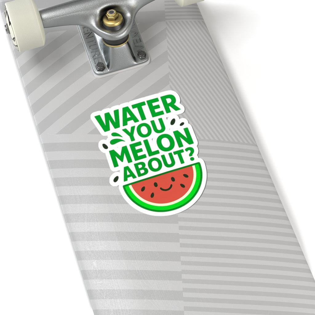 Watermelon Kiss-Cut Stickers, Fun Stickers, Laptop Decals, Summer Vibes, Gift for Fruit Lovers, Cute Decor