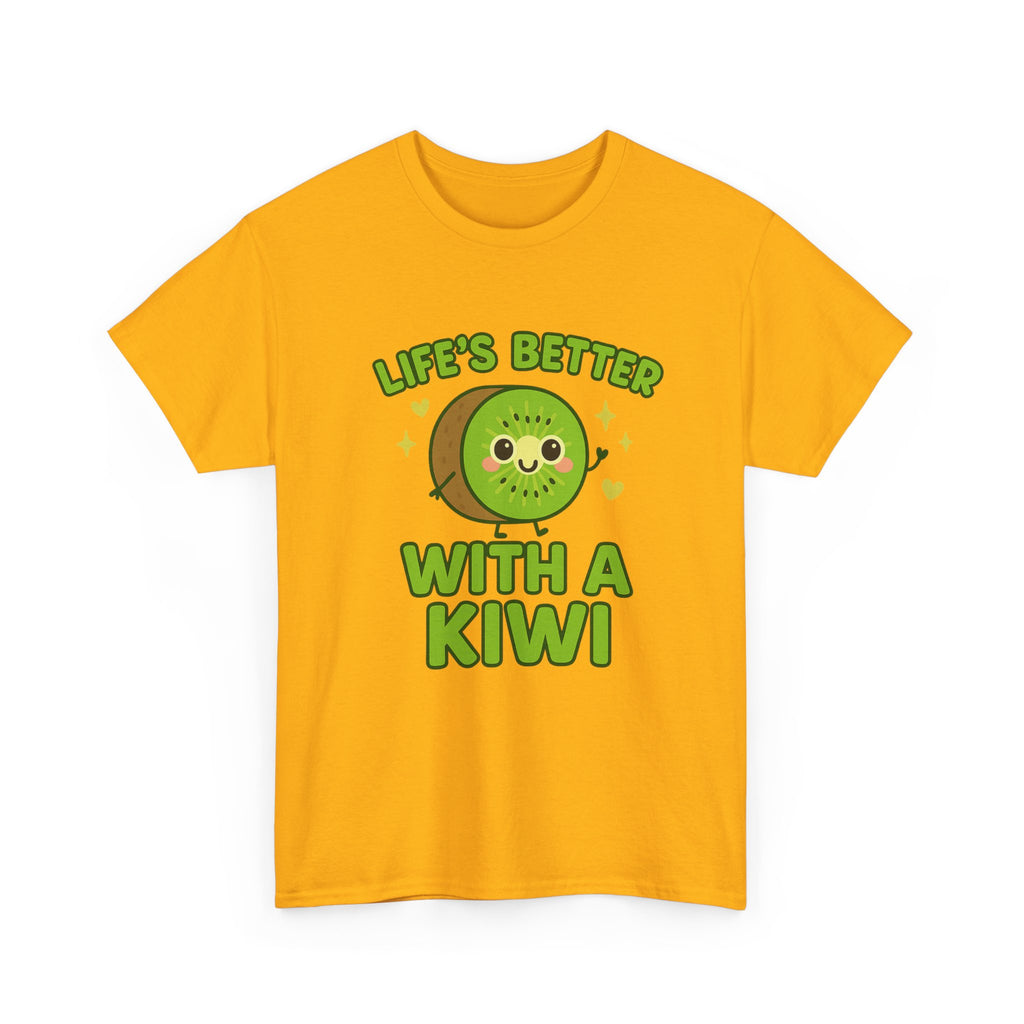 Playful Kiwi Tee - Life's Better with a Kiwi, Fun T-Shirt, Unisex Cotton Shirt, Gift for Fruit Lovers, Cute Apparel