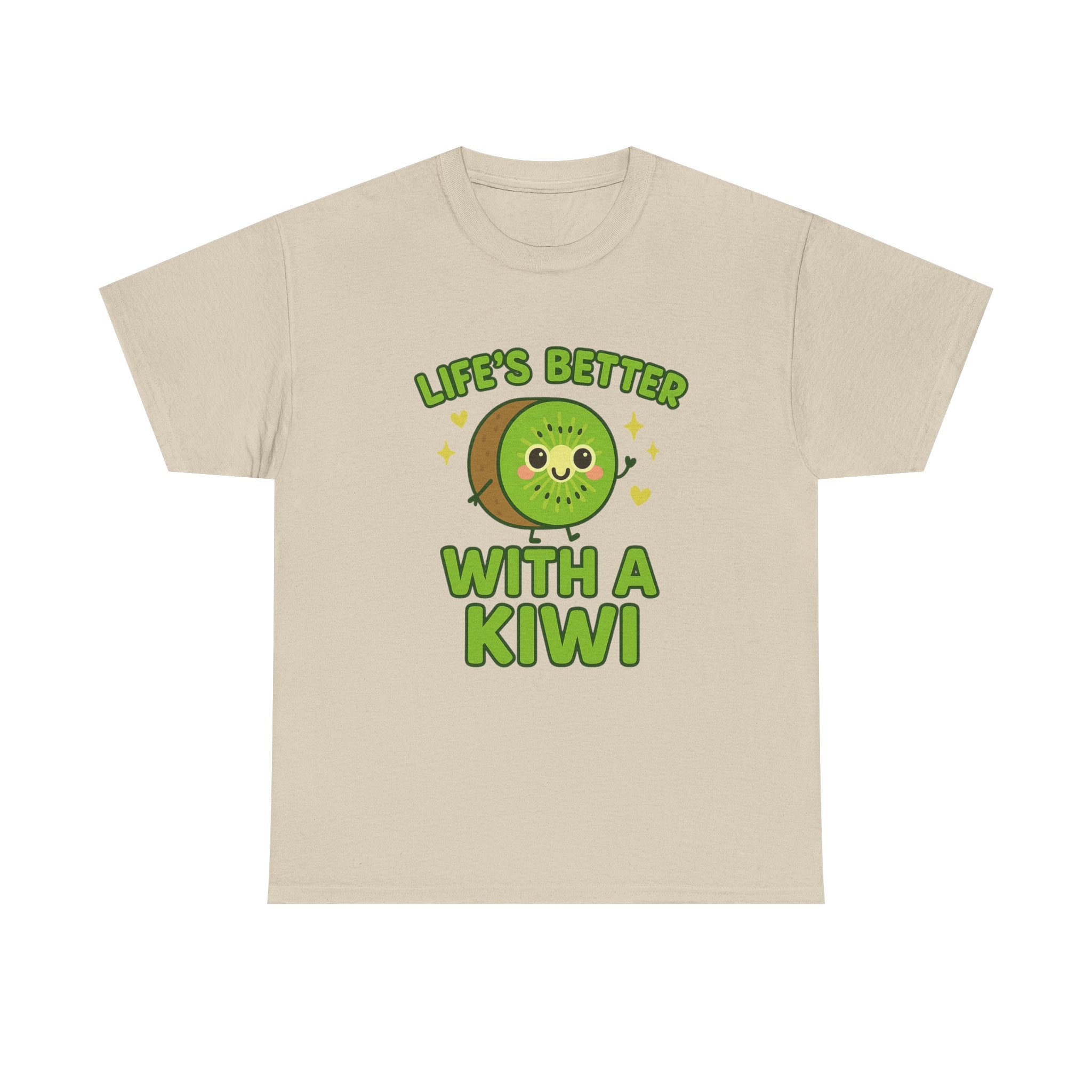 Playful Kiwi Tee - Life's Better with a Kiwi, Fun T-Shirt, Unisex Cotton Shirt, Gift for Fruit Lovers, Cute Apparel