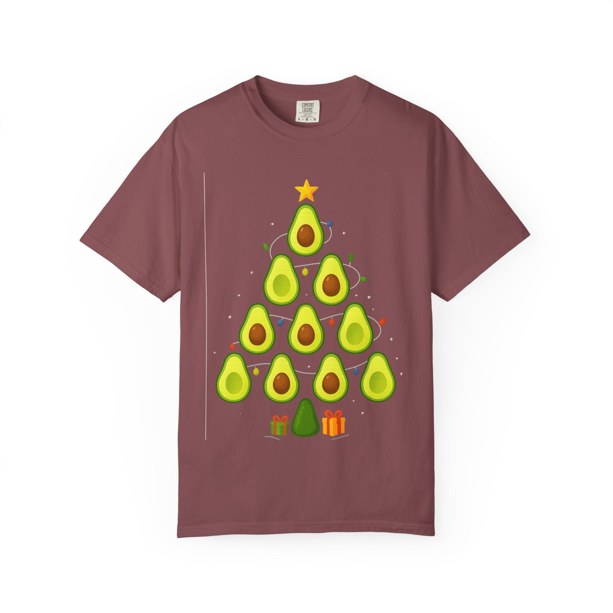 Avocado Christmas Tree T-Shirt — Funny Holiday Avocado Tee