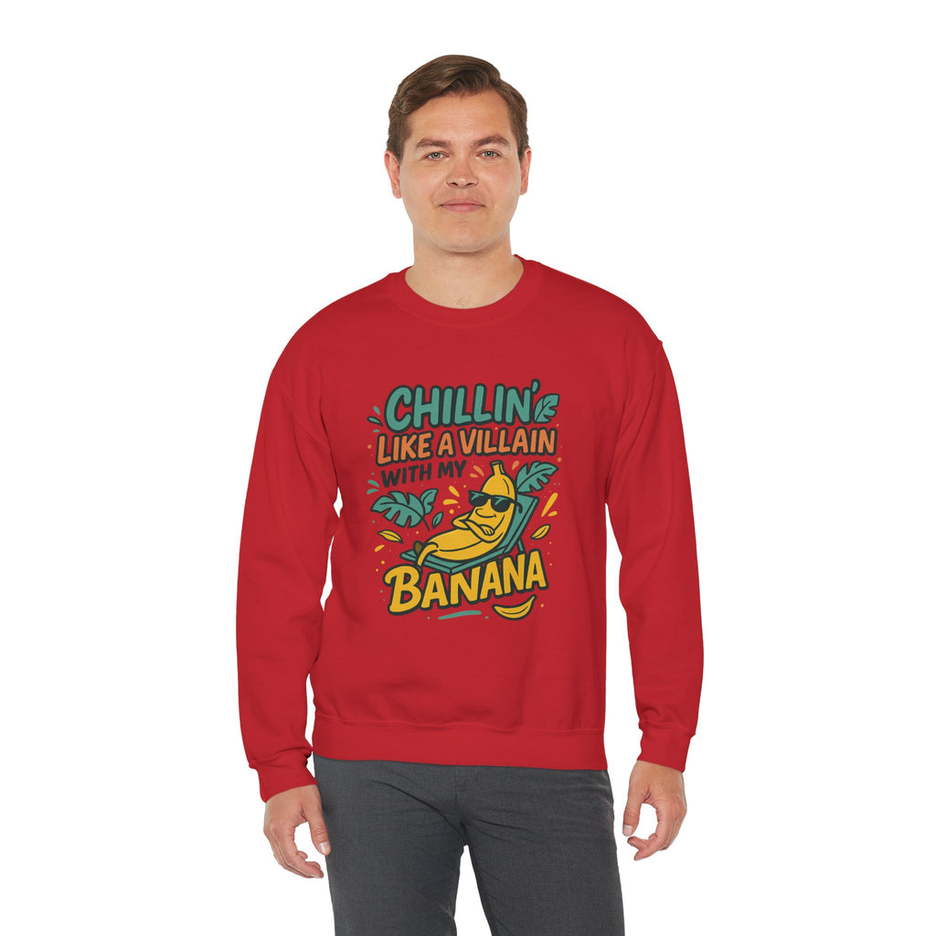 Chillin' Like a Villain Banana Sweatshirt