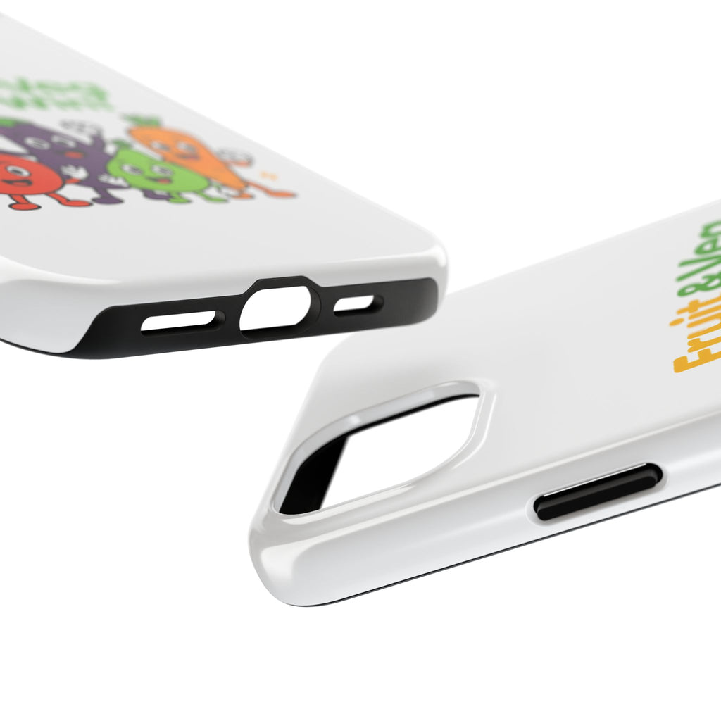 Phone Case — "Fruit & Veg for the Win!" Cute Healthy Veggie Design