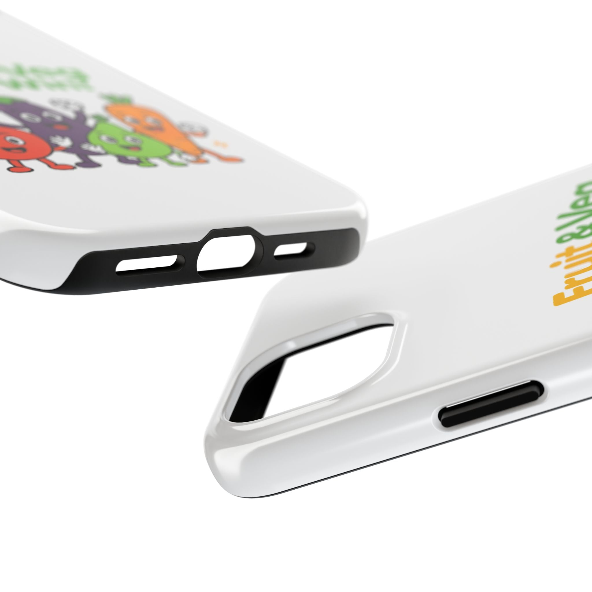 Phone Case — "Fruit & Veg for the Win!" Cute Healthy Veggie Design