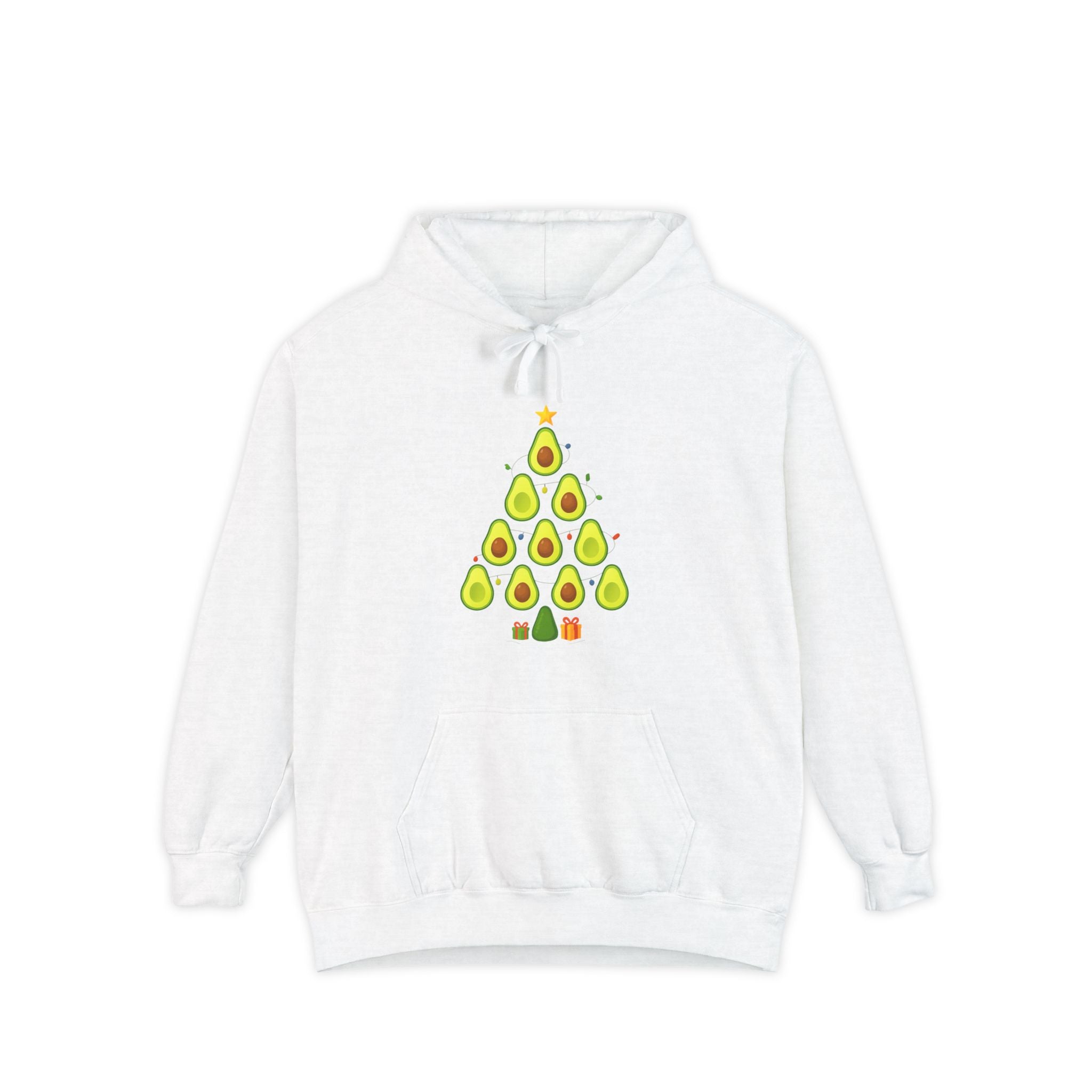Avocado Christmas Tree Hoodie — Cute Holiday Avocado Tree Sweatshirt