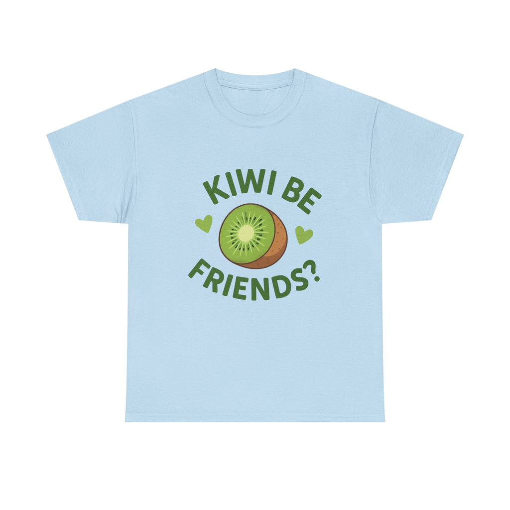 Cute Kiwi Friends Unisex Tee - Fun Graphic T-Shirt for Fruit Lovers, Perfect for Casual Wear, Gifts, Birthdays, and Summer