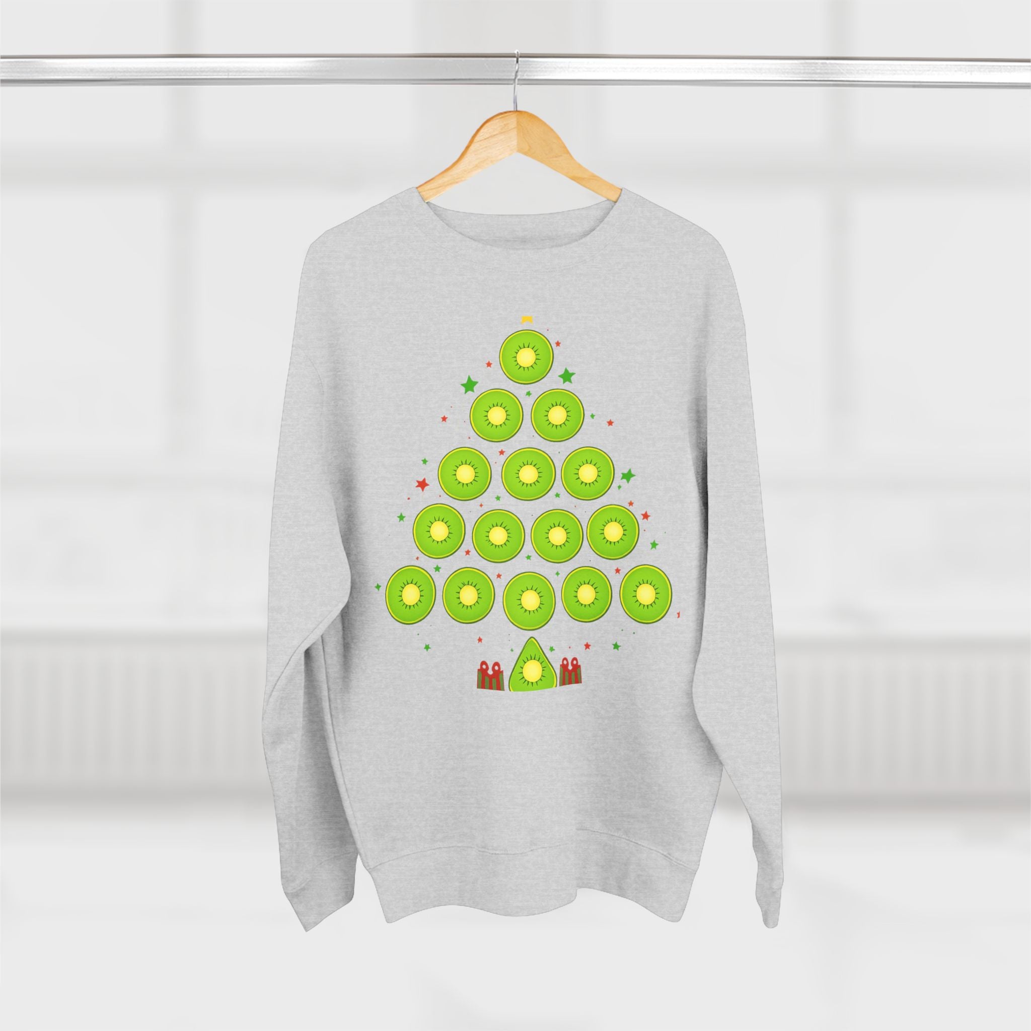 Avocado Christmas Tree Sweatshirt — Festive Holiday Crewneck