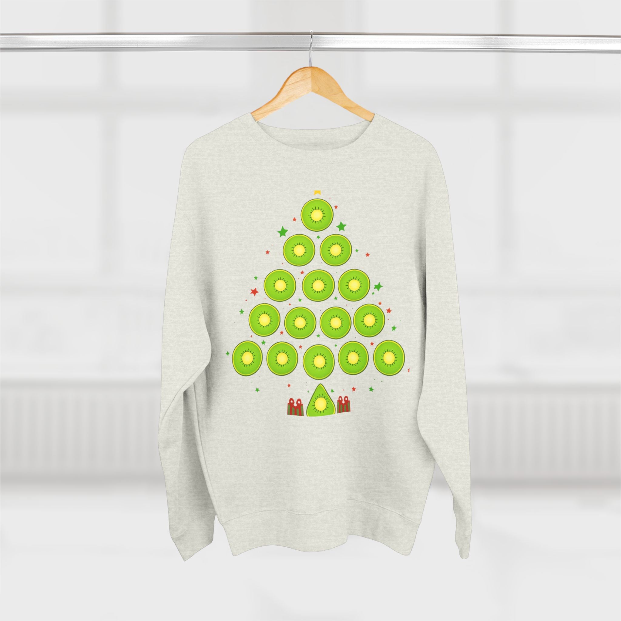 Avocado Christmas Tree Sweatshirt — Festive Holiday Crewneck