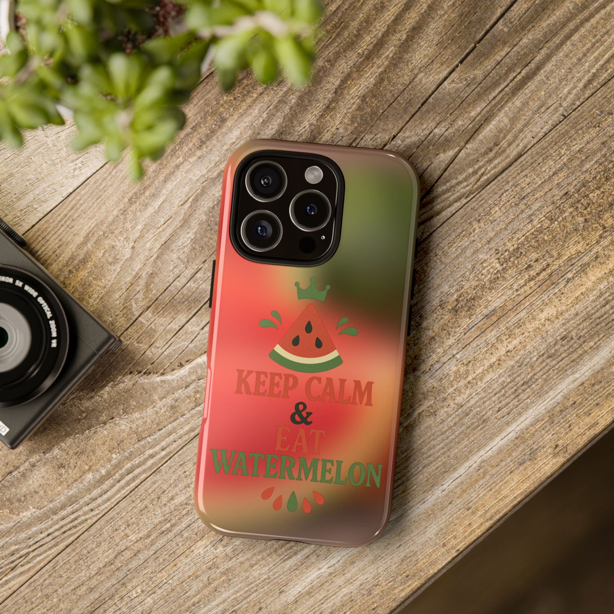 Keep Calm & Eat Watermelon Phone Case