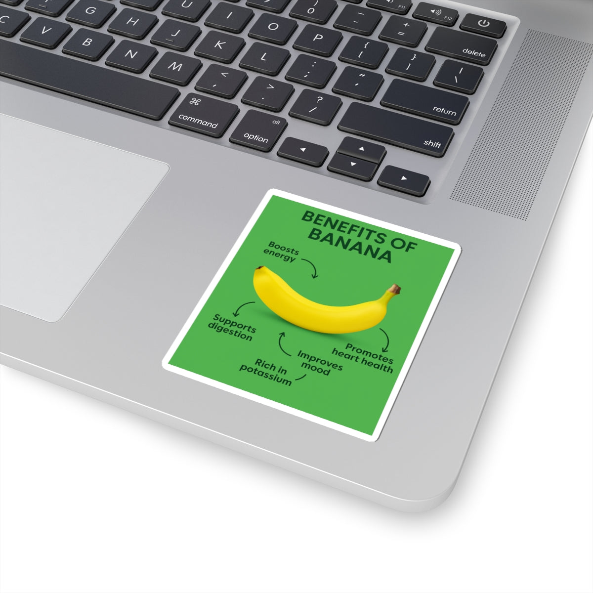 Banana Benefits Kiss-Cut Stickers - Fun, Educational, Colorful Decals for Laptops, Water Bottles, and Journals, Great Gift for Fruit [...]