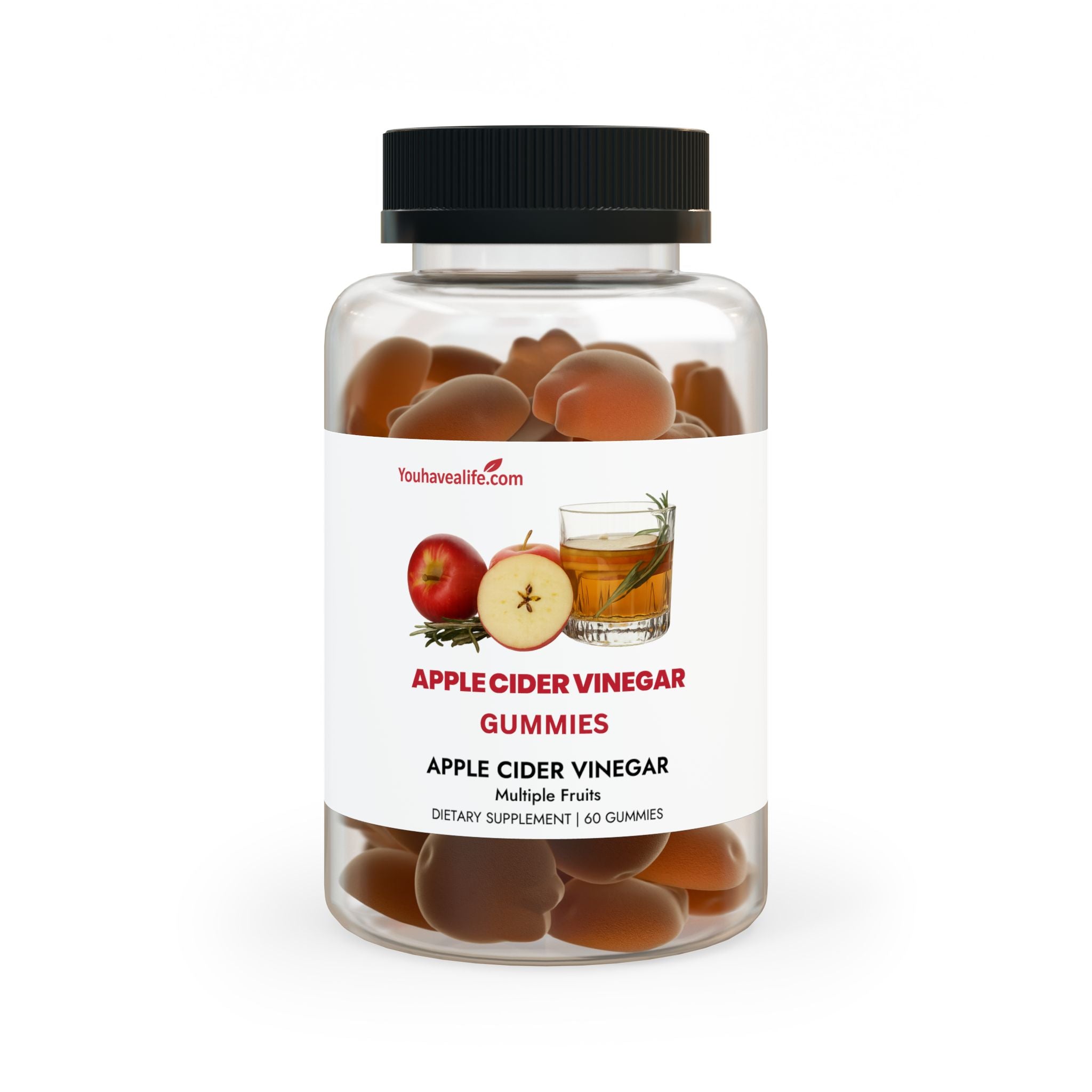 Apple Cider Vinegar Gummies (60 Gummies)