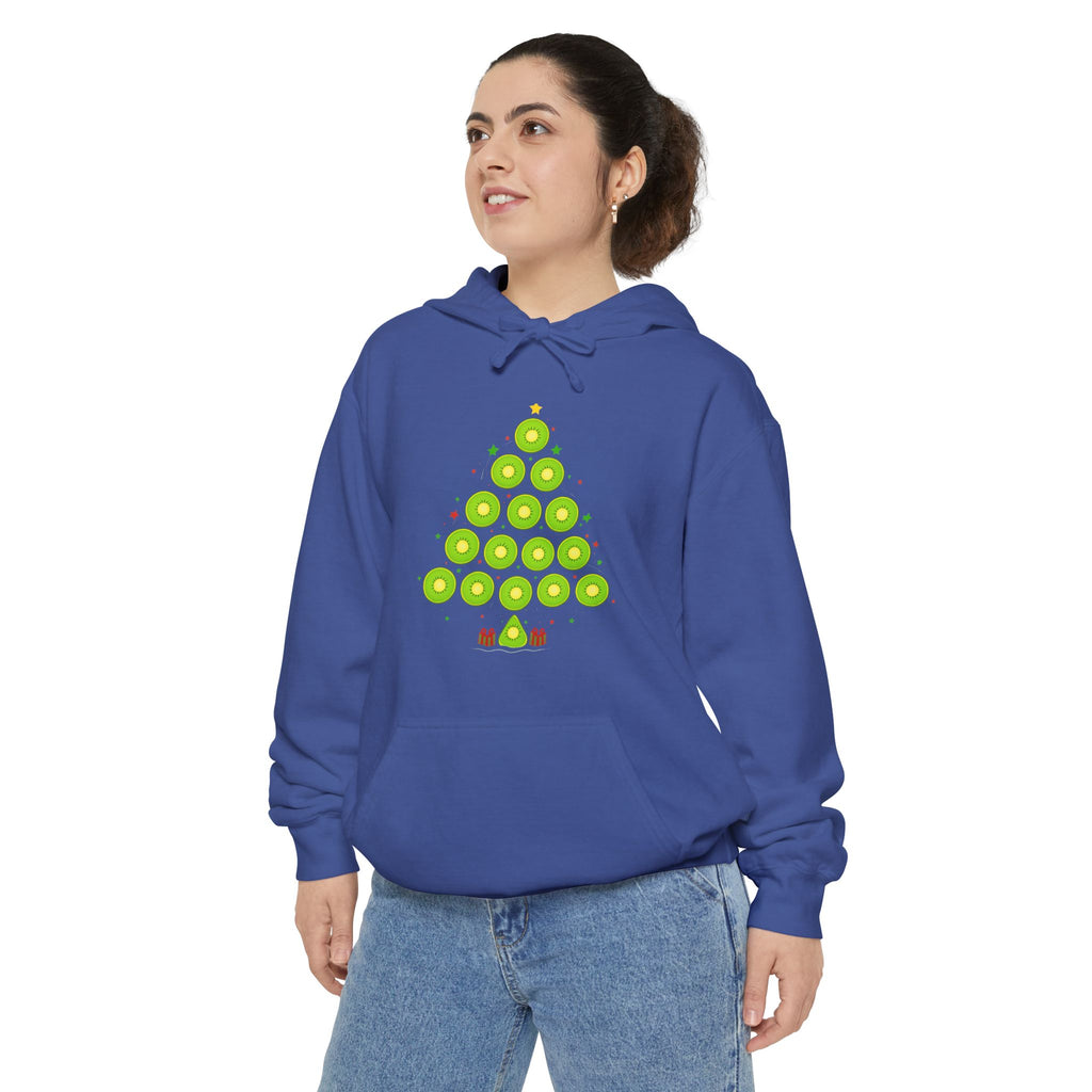 Christmas Ornament Tree Hoodie — Green Bauble Holiday Sweatshirt