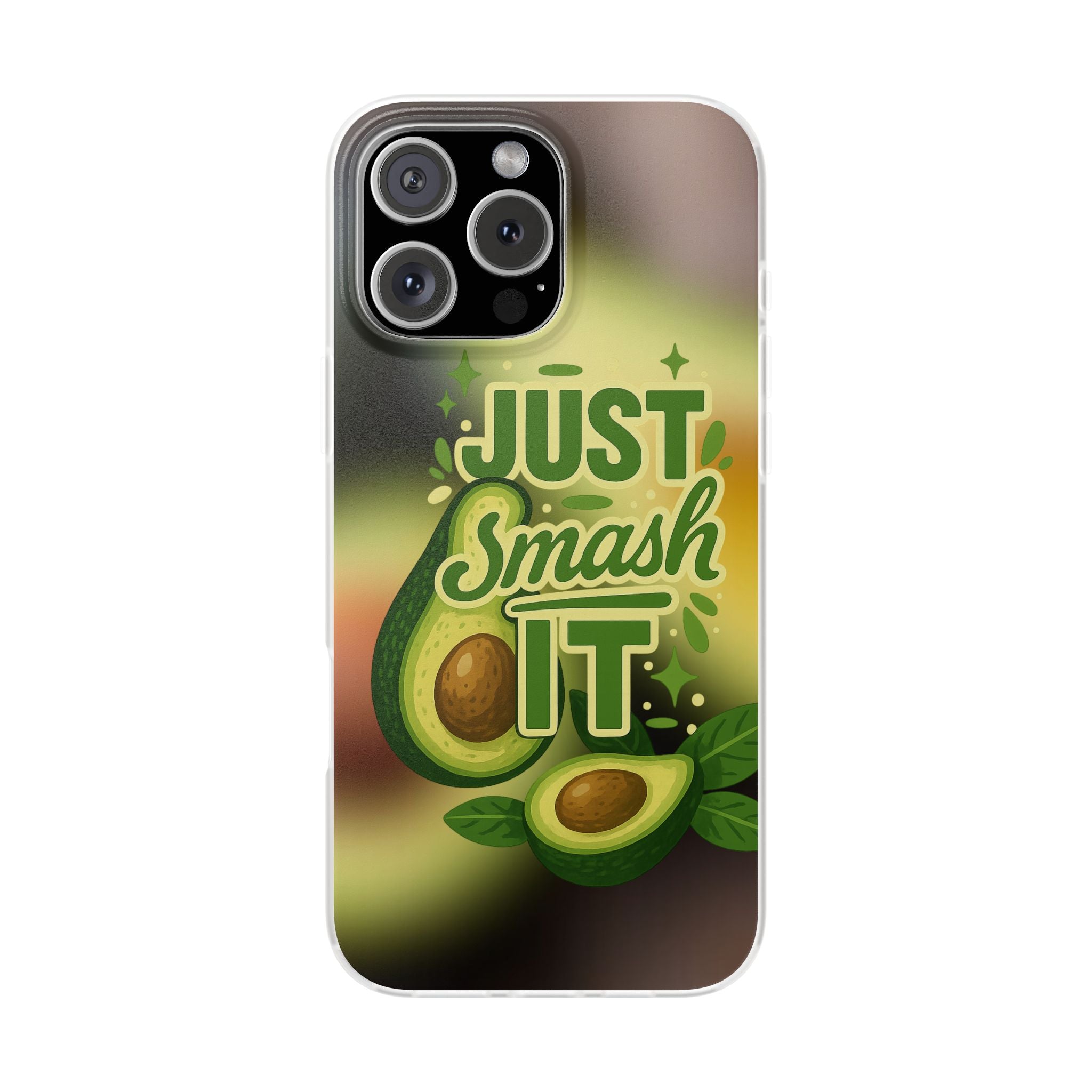 Phone Case - "Just Smash It" Avocado Design
