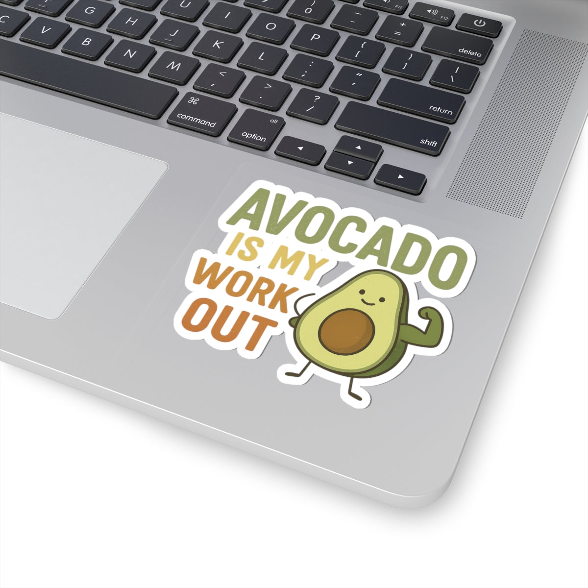 Fun Avocado Kiss-Cut Stickers, Cute Laptop Decals, Exercise Motivation, Avocado Lovers Gift, Kitchen Decor, Gym Stickers