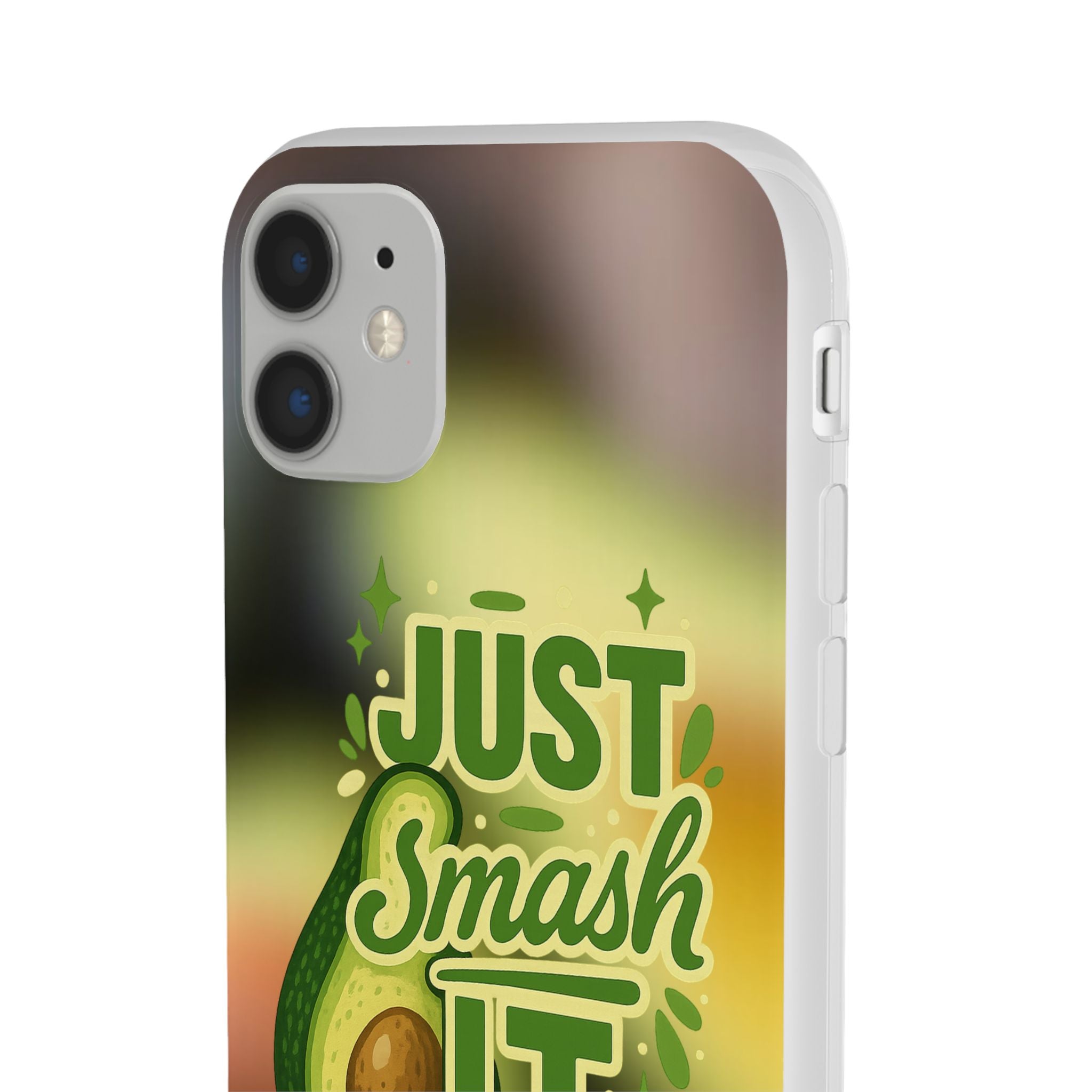 Phone Case - "Just Smash It" Avocado Design