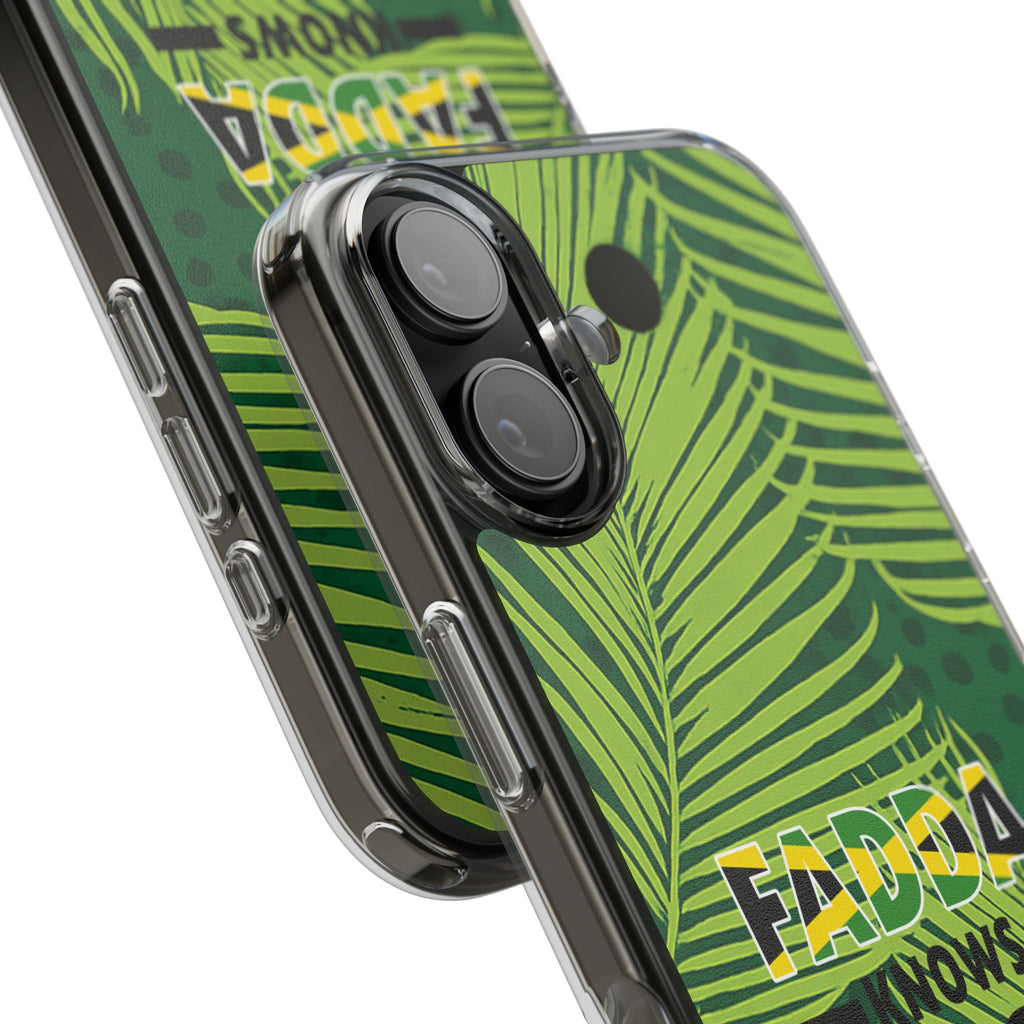Phone Case — "Padda Knows Best" Tropical Clear Impact-Resistant Case