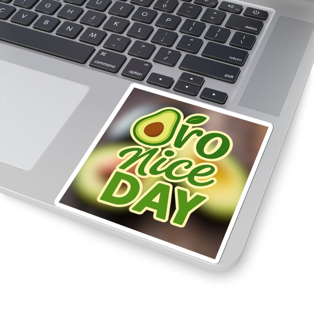 Avocado Kiss-Cut Stickers - Fun Decor for Laptops, Water Bottles, Journals, Gifts for Food Lovers, Cute Home/Office Accessories