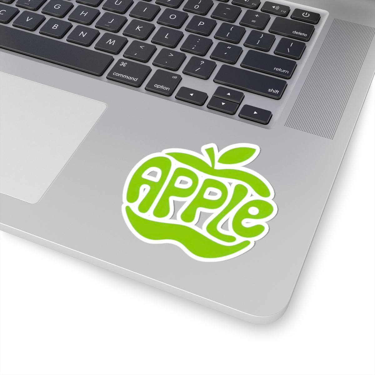 Vibrant Apple Kiss-Cut Stickers, Fun Fruit Decor, Laptop Stickers, Playful Gift, Vinyl Decals for Students or Teachers