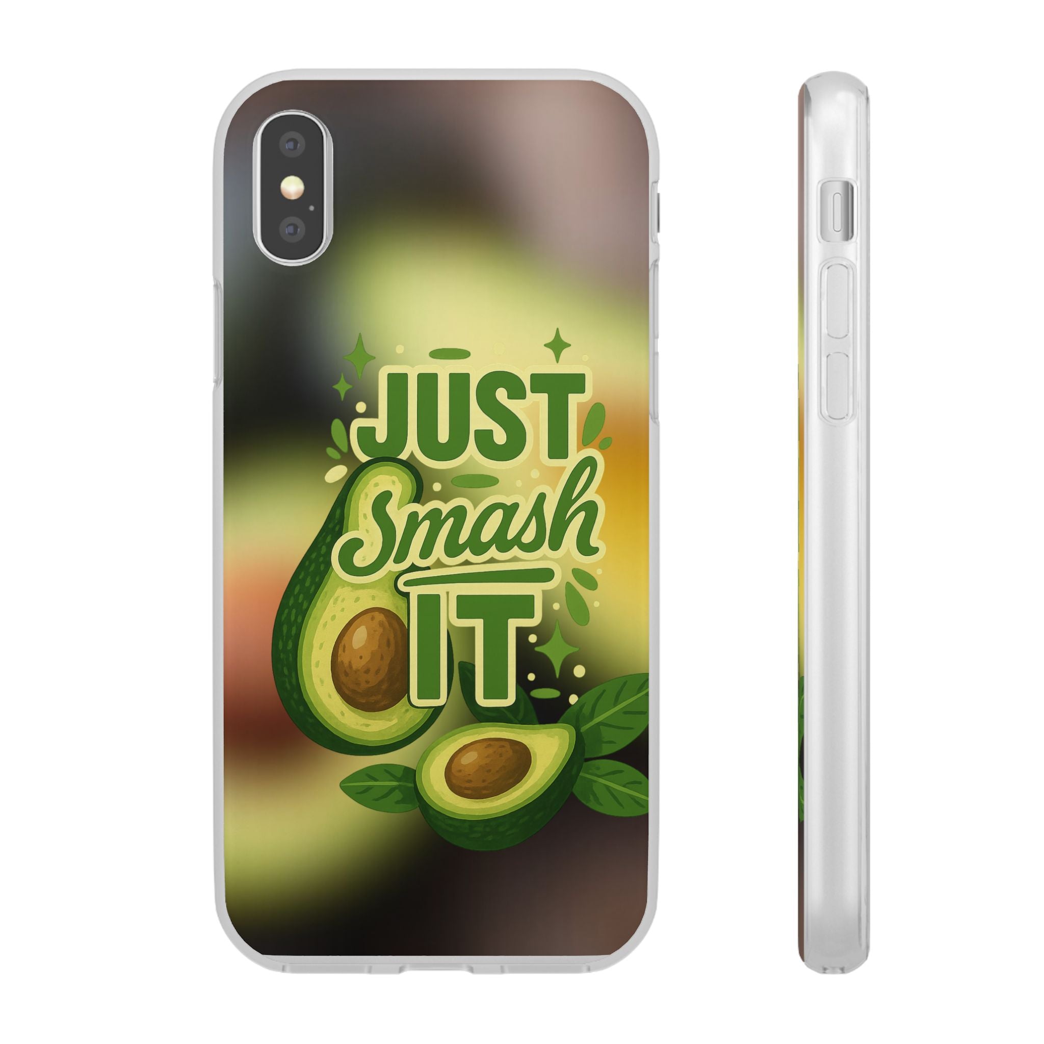 Phone Case - "Just Smash It" Avocado Design