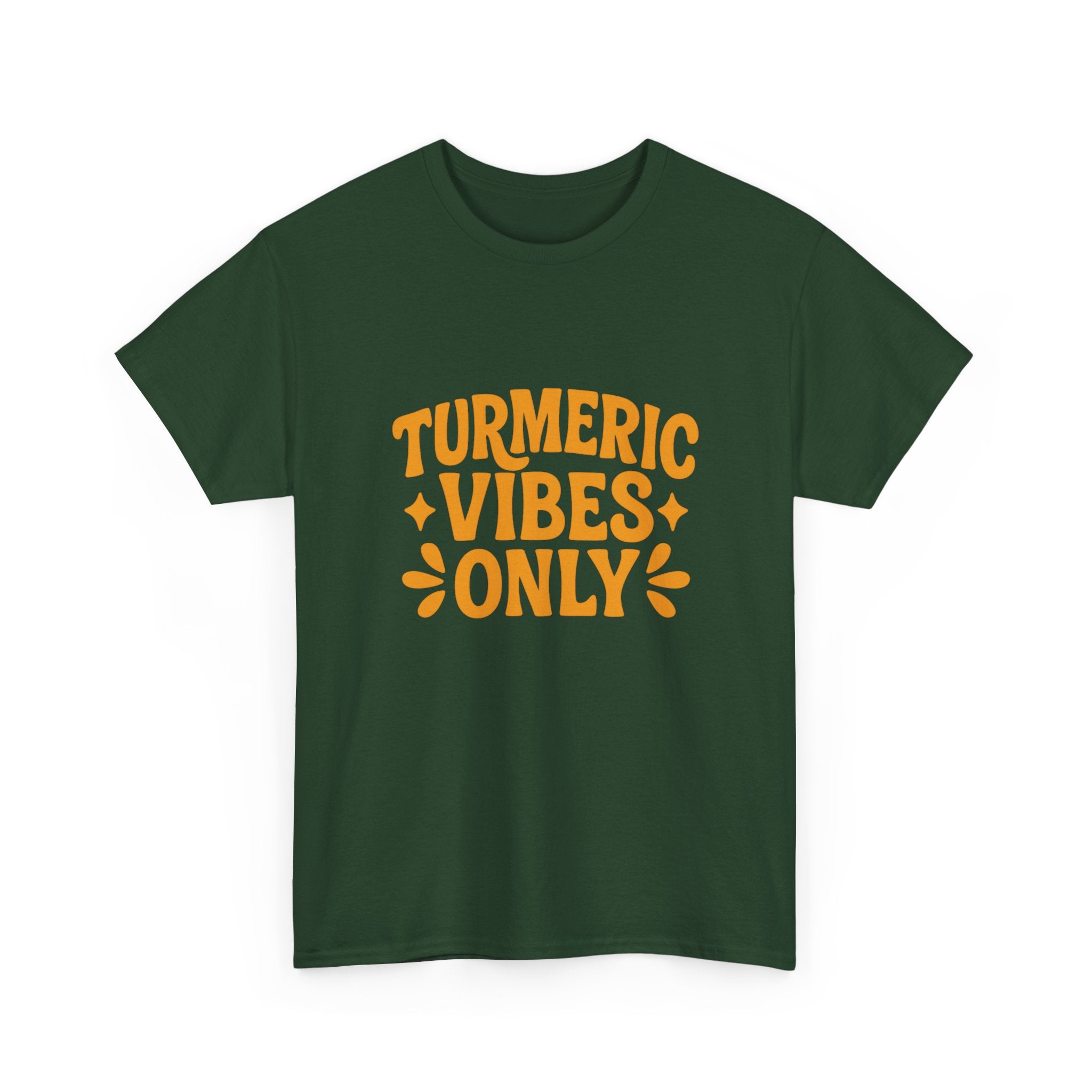 Turmeric Vibes Only Tee - Unisex Heavy Cotton Shirt for Wellness Lovers, Casual Wear, Gift for Friends, Summer Outfits, Mood-Boosting [...]