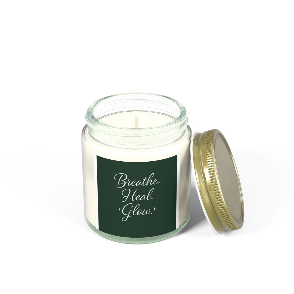 Breathe. Heal. Glow. Scented Candle - Relaxing Gift, Home Decor, Spa Experience, Aromatherapy, Wellness