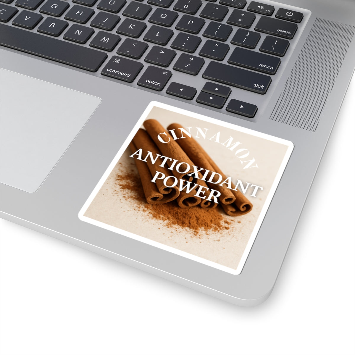 Cinnamon Antioxidant Power Stickers, Motivational Décor, Kitchen Accessories, Wellness Gift, Coffee Shop Decor