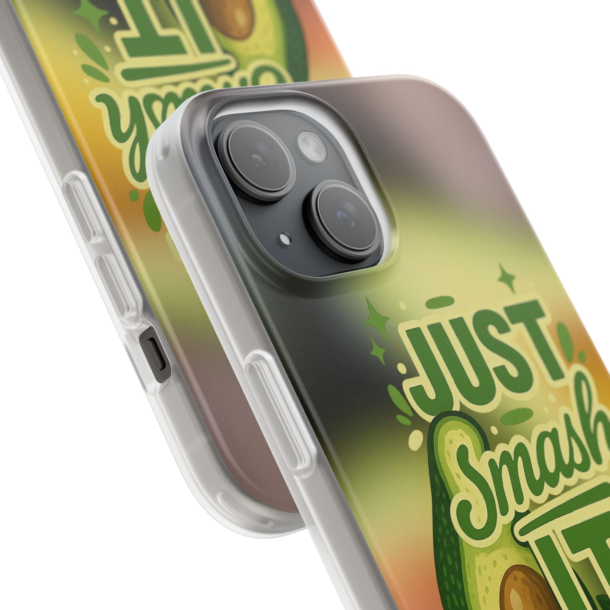 Phone Case - "Just Smash It" Avocado Design