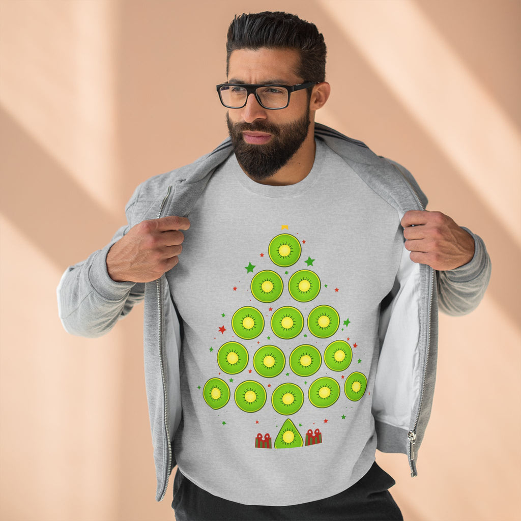 Avocado Christmas Tree Sweatshirt — Festive Holiday Crewneck