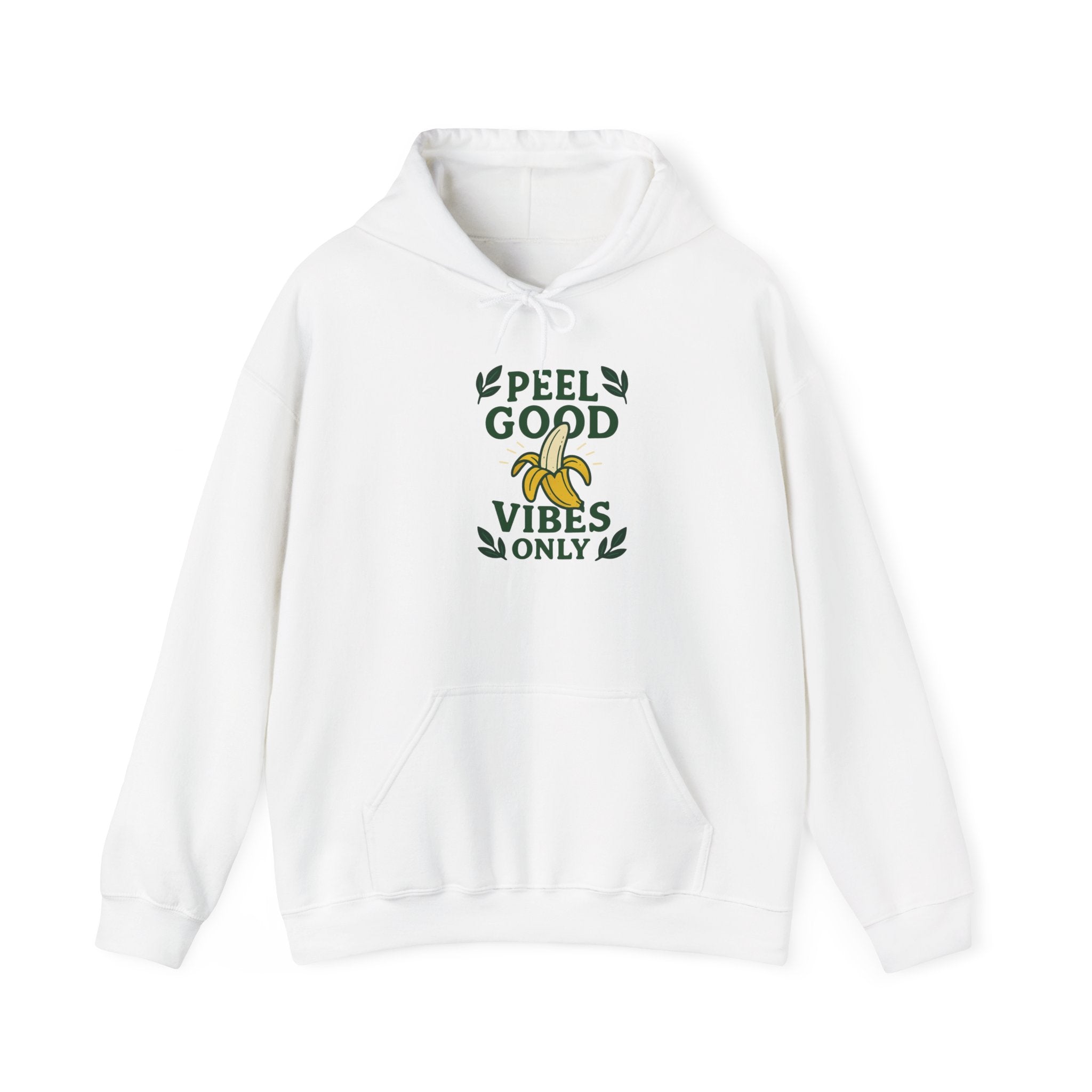 Peel Good Vibes Unisex Hooded Sweatshirt - Fun and Comfy, Perfect for Casual Wear, Gift for Friends, Cozy Relaxation, Banana Lovers