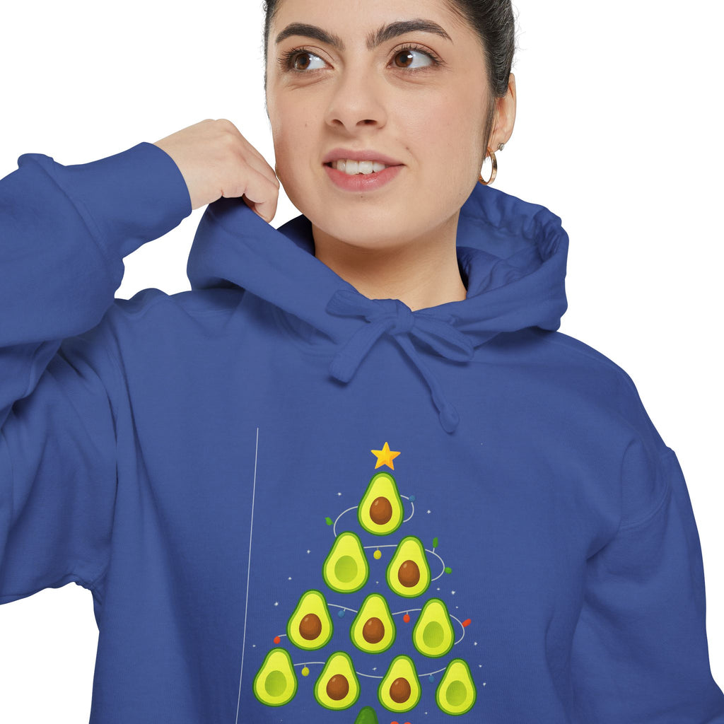 Avocado Christmas Tree Hoodie — Cute Holiday Avocado Tree Sweatshirt