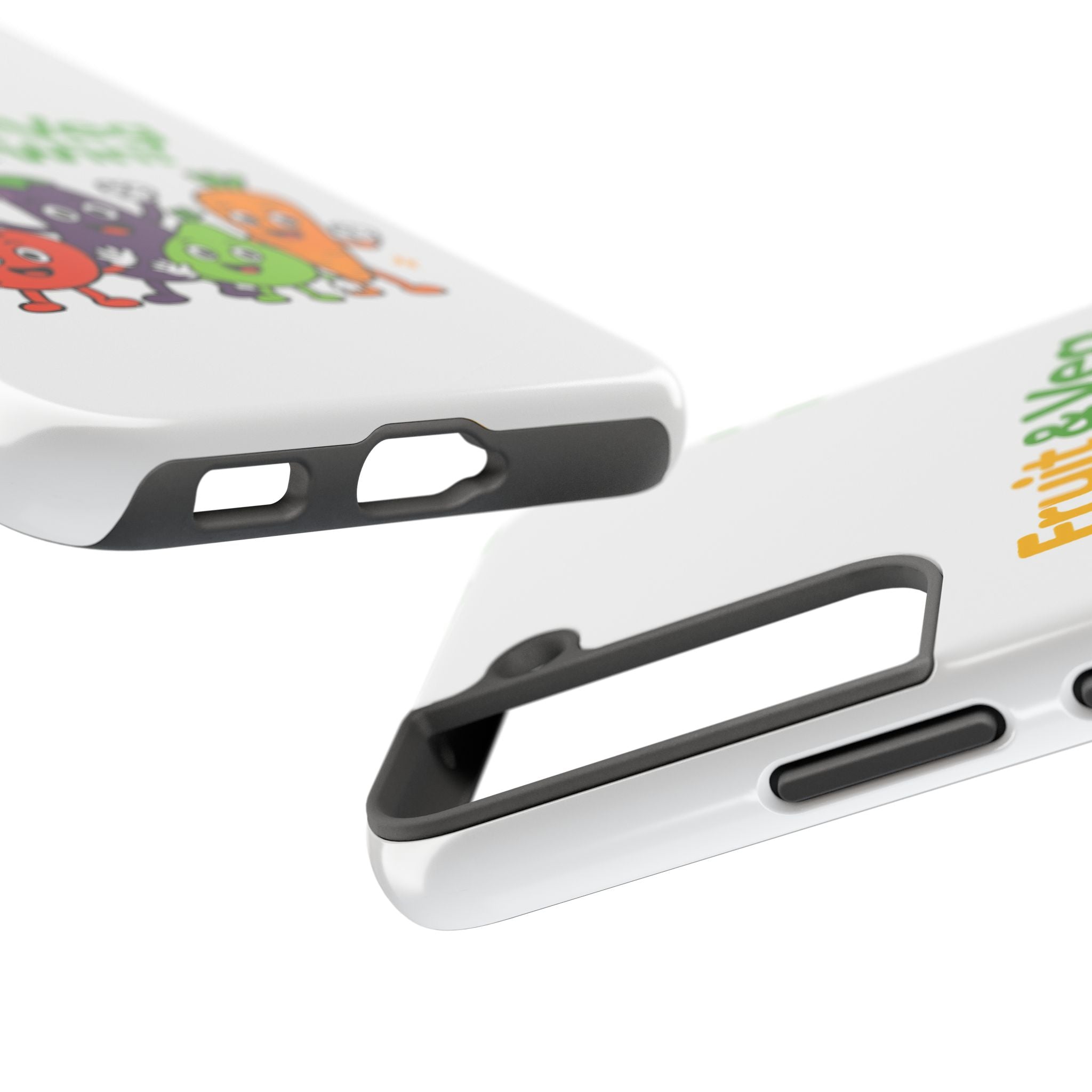 Phone Case — "Fruit & Veg for the Win!" Cute Healthy Veggie Design