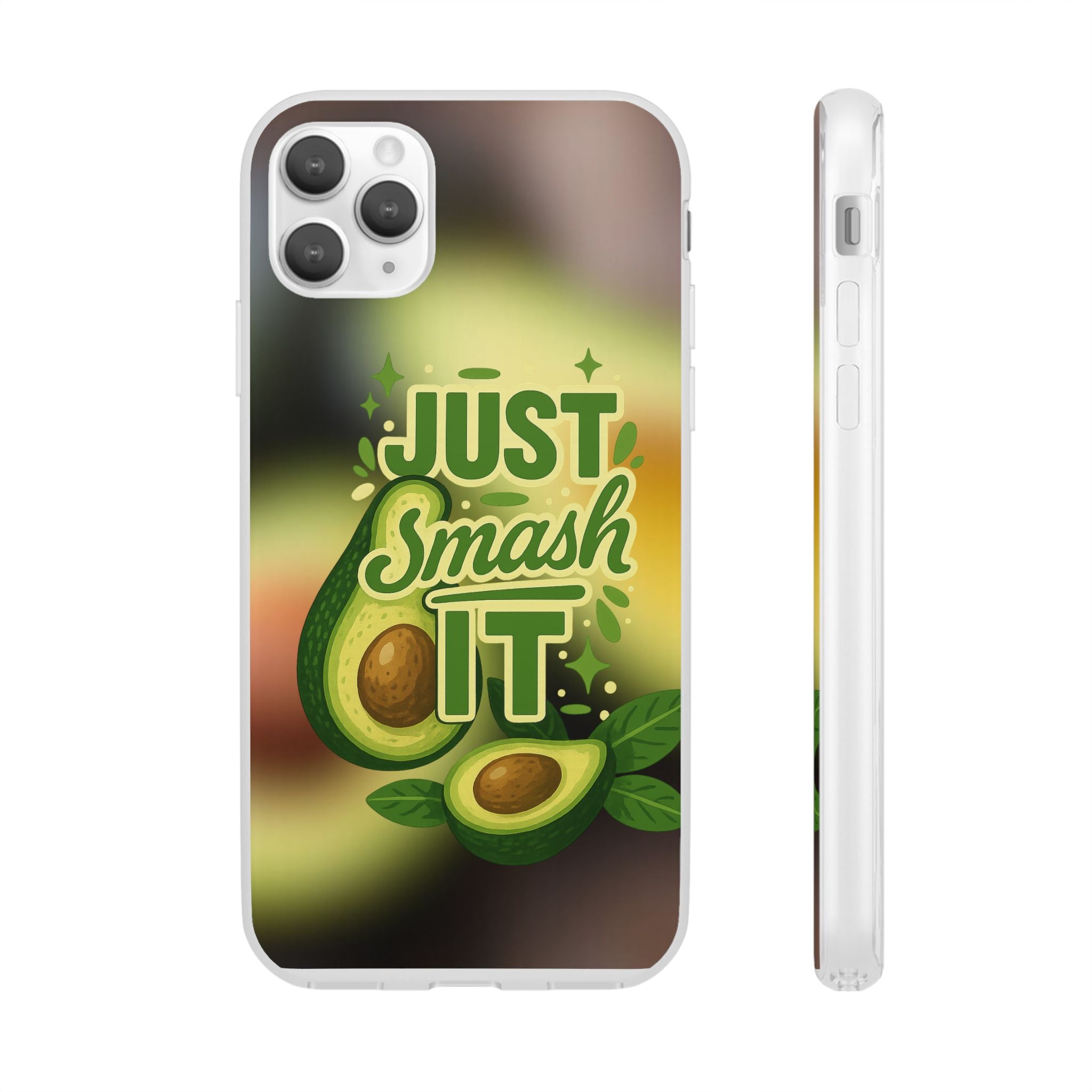 Phone Case - "Just Smash It" Avocado Design