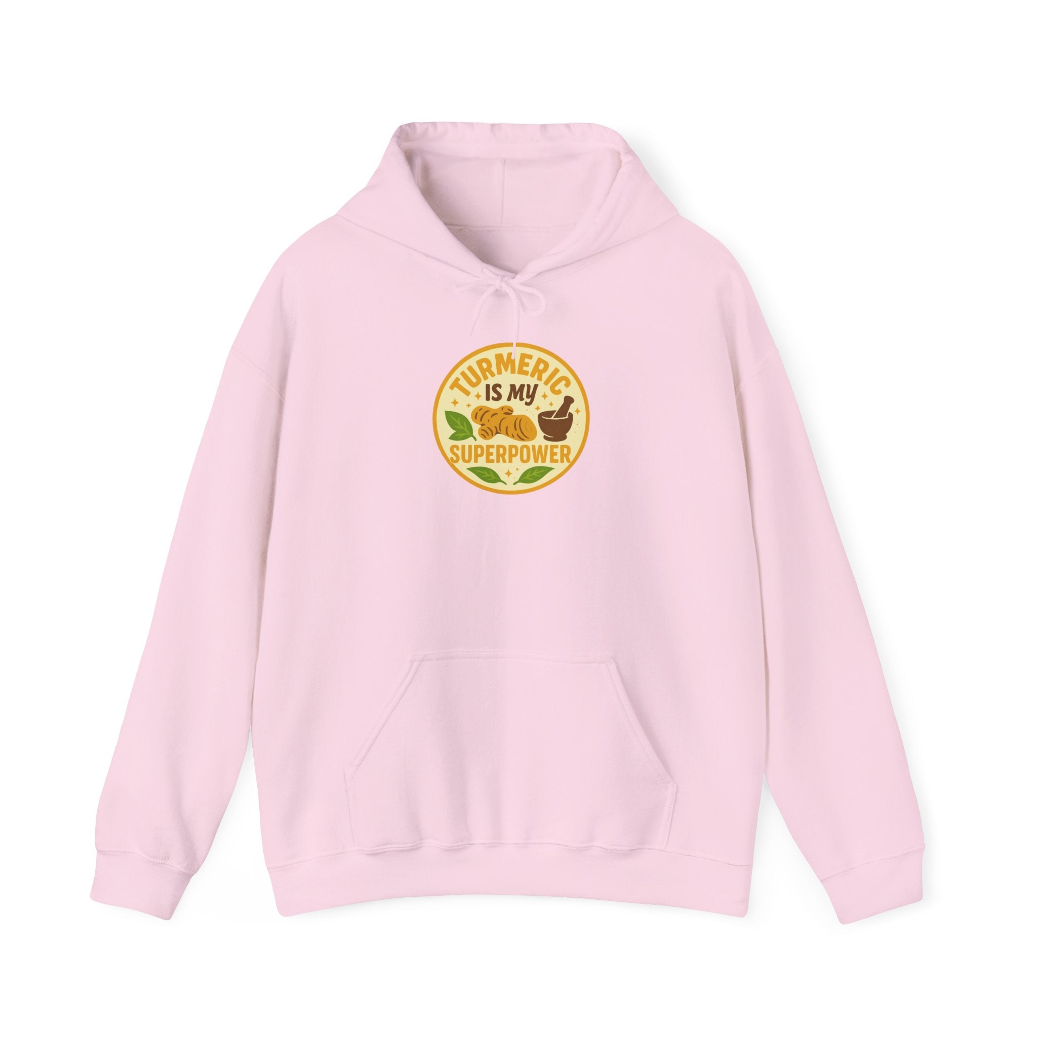 Turmeric Is My Superpower Sweatshirt | Unisex Heavy Blend Hoodie, Wellness Gift, Natural Living Apparel, Cozy Fashion, Healthy Lifestyle