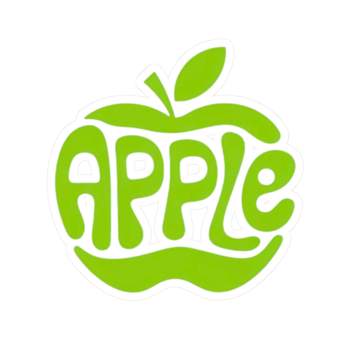 Vibrant Apple Kiss-Cut Stickers, Fun Fruit Decor, Laptop Stickers, Playful Gift, Vinyl Decals for Students or Teachers