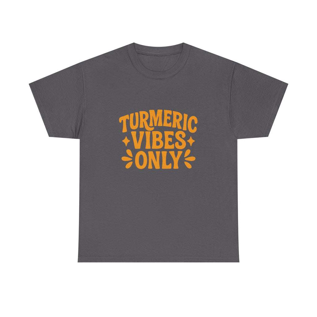 Turmeric Vibes Only Tee - Unisex Heavy Cotton Shirt for Wellness Lovers, Casual Wear, Gift for Friends, Summer Outfits, Mood-Boosting [...]