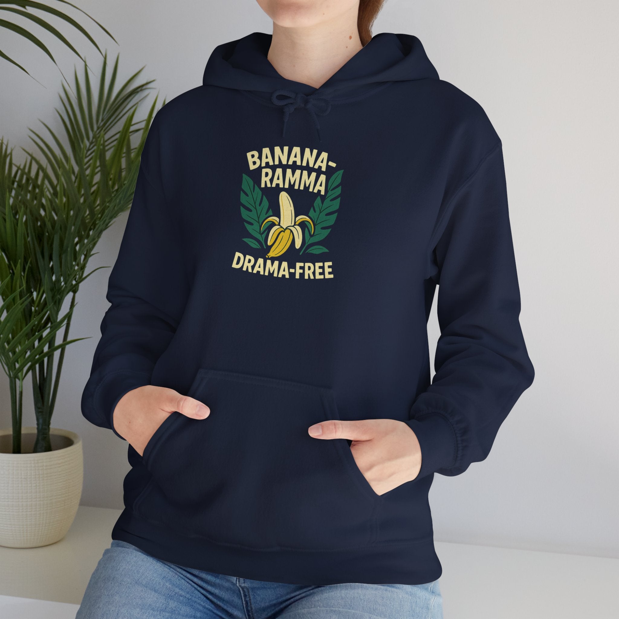 Banana Vibes Unisex Hooded Sweatshirt | Cozy Gift for Fruit Lovers, Casual Wear, Unique Style, Fun Fashion, Summer Outings