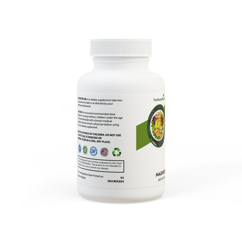 Magnesium Glycinate Supplement (60 Capsules)