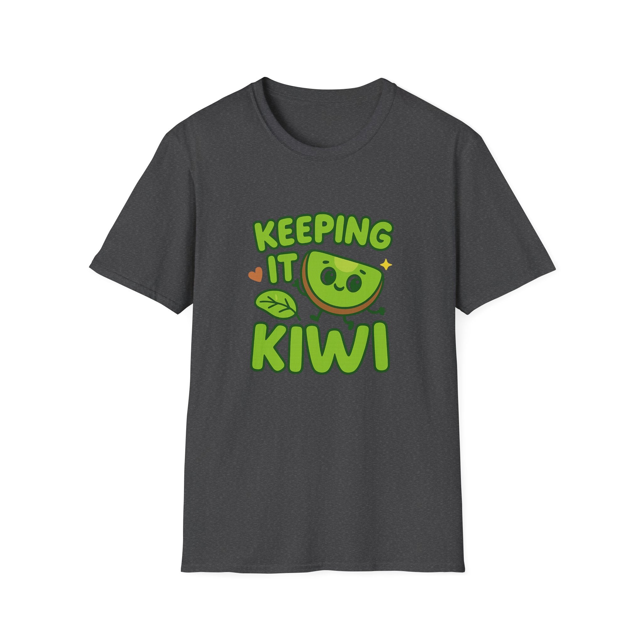 Whimsical Kiwi Graphic Tee | Funny Fruit Shirt, Eco-Friendly Gift, Summer Style, Casual Look, Gift for Fruit Lovers