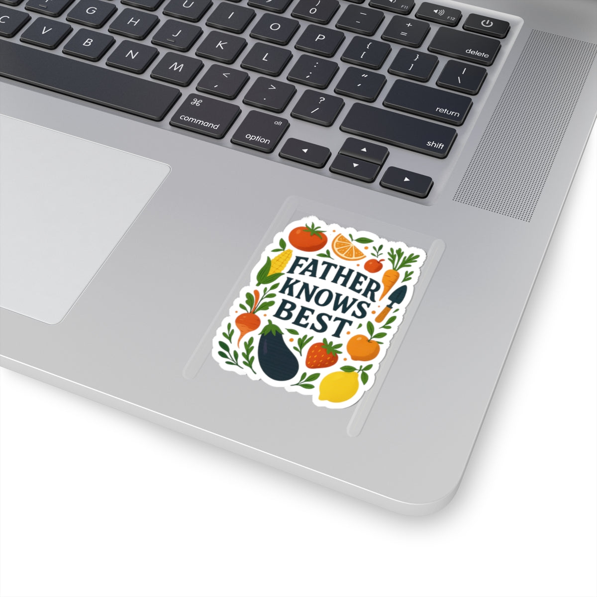 Colorful Father Knows Best Stickers, Fun Gardening Decals, Perfect for Dads, Gift for Father's Day, Unique Kitchen Decor