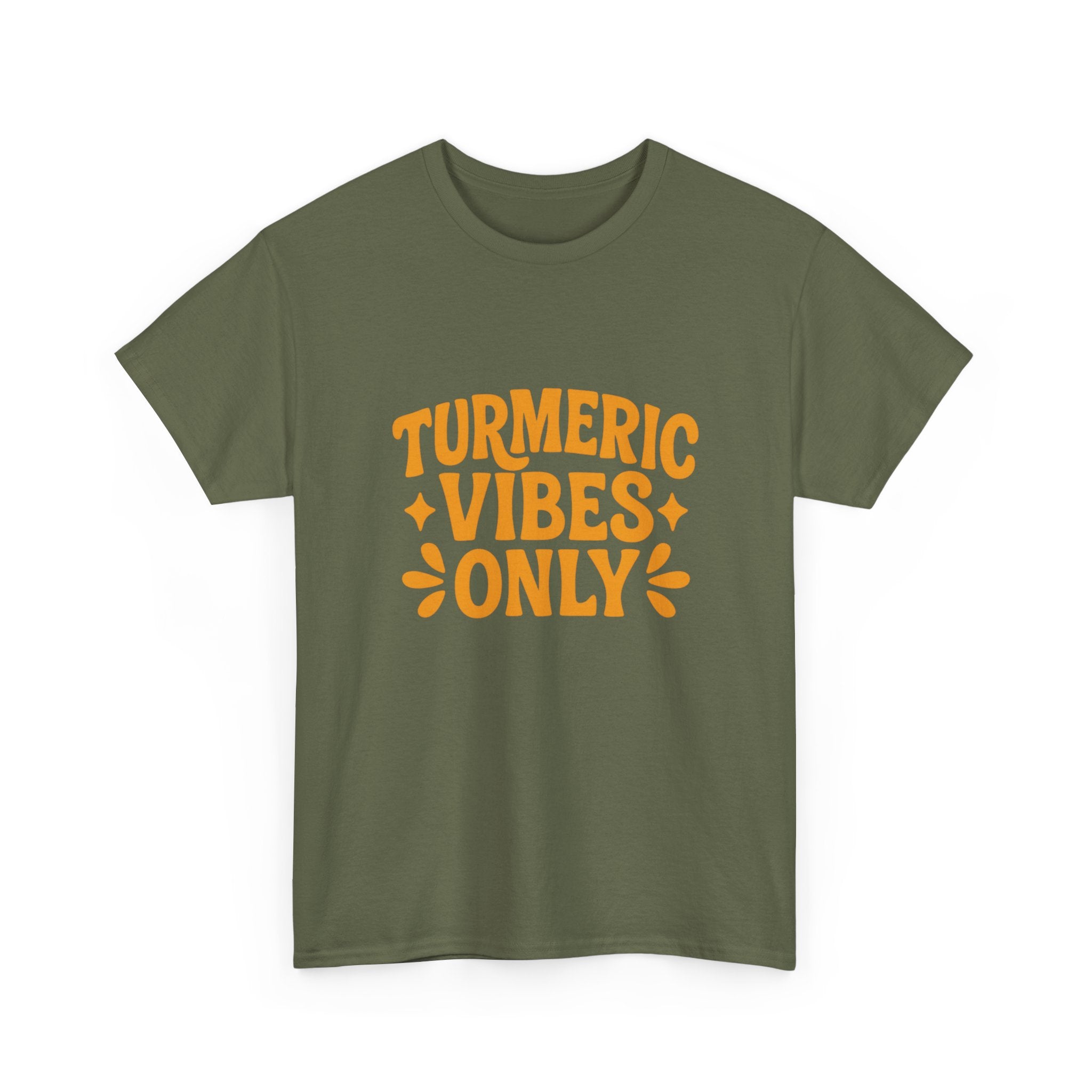 Turmeric Vibes Only Tee - Unisex Heavy Cotton Shirt for Wellness Lovers, Casual Wear, Gift for Friends, Summer Outfits, Mood-Boosting [...]