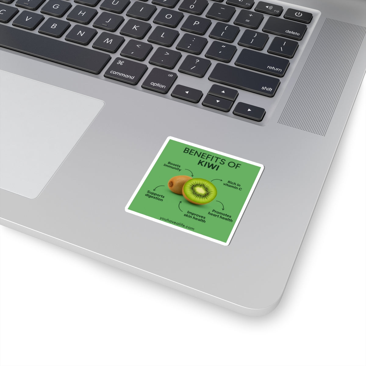 Vibrant Kiwi Benefits Stickers | Fun Fruit Reminders, Healthy Living Decor, Motivational Stickers, Eco-Friendly Adhesives