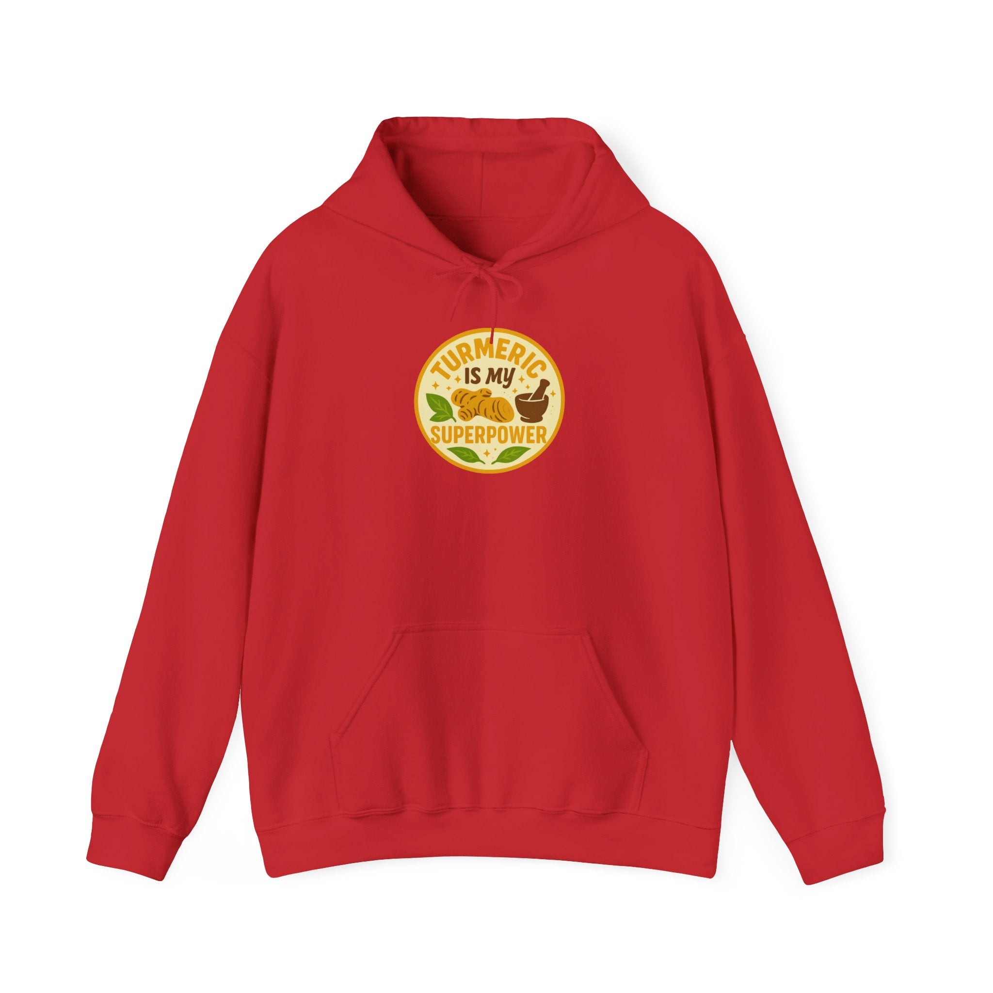 Turmeric Is My Superpower Sweatshirt | Unisex Heavy Blend Hoodie, Wellness Gift, Natural Living Apparel, Cozy Fashion, Healthy Lifestyle