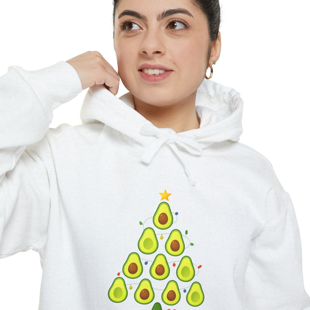 Avocado Christmas Tree Hoodie — Cute Holiday Avocado Tree Sweatshirt