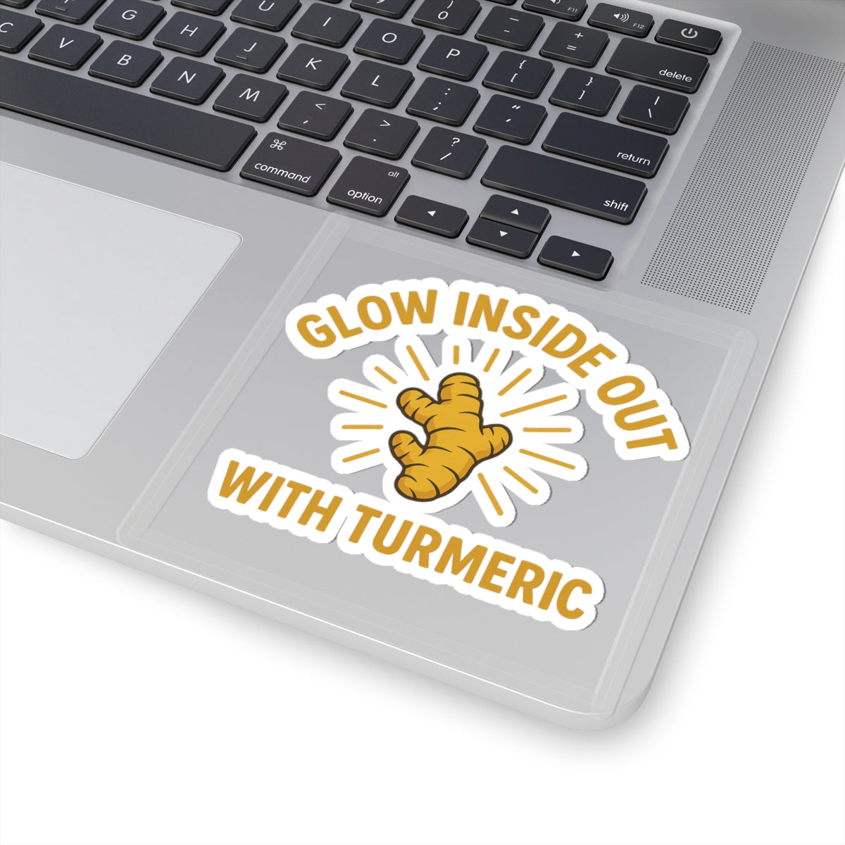 Turmeric Glow Stickers - Wellness, Motivational Decor, Cute Laptop Stickers, Self-Care Gift, Journal Accessories