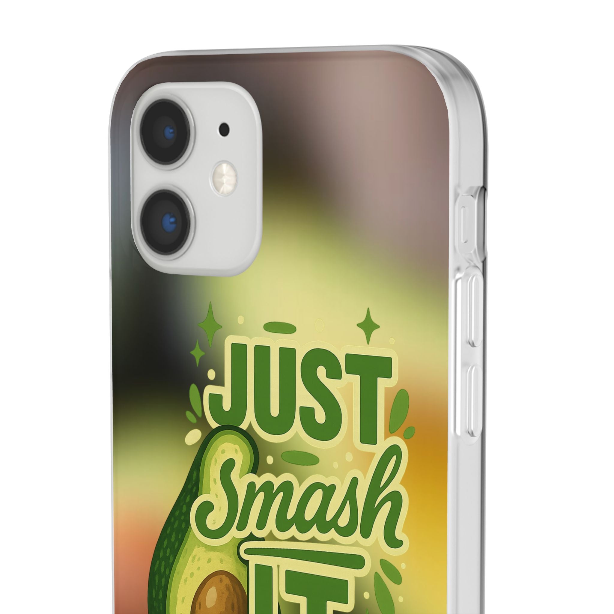 Phone Case - "Just Smash It" Avocado Design