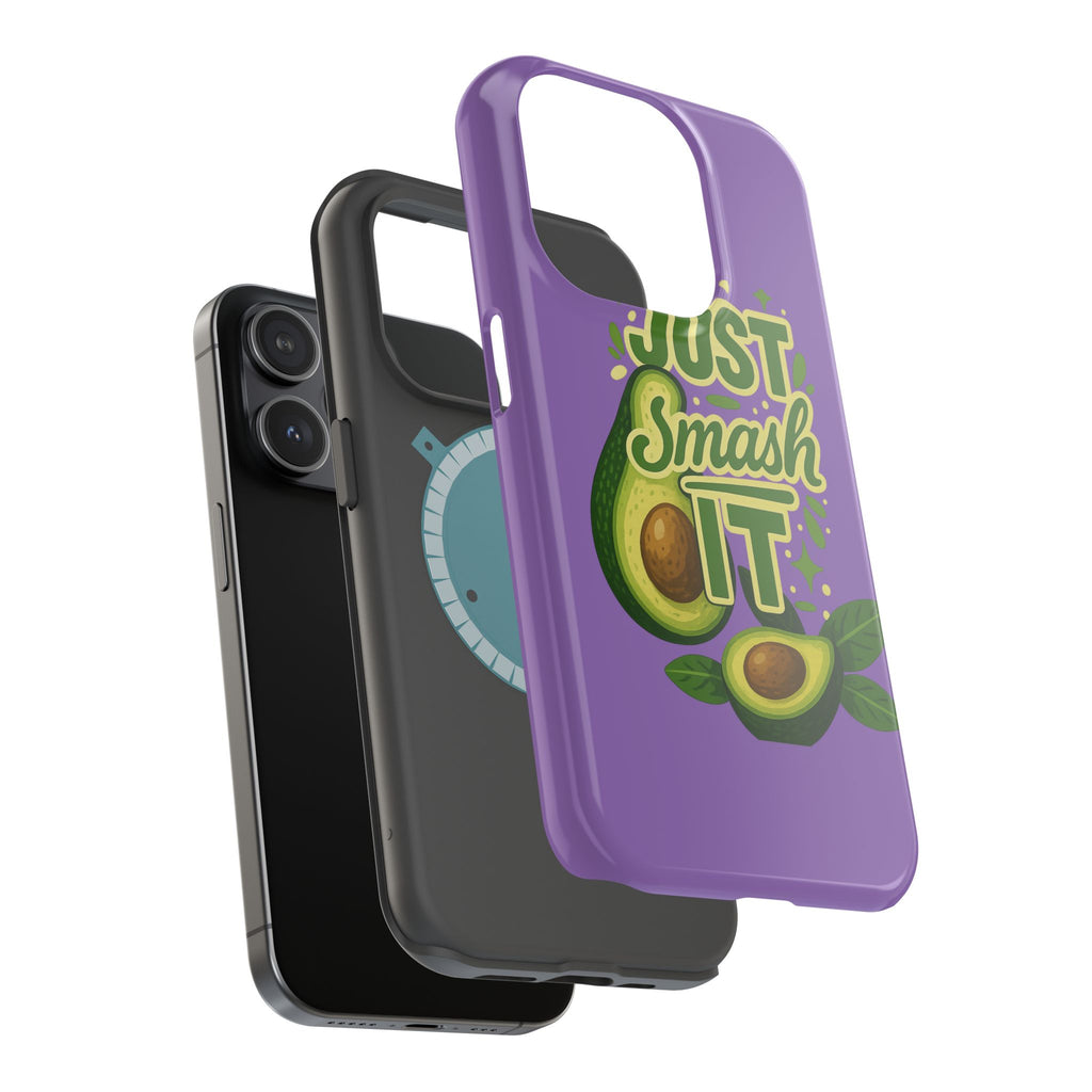 Phone Case — "Just Smash It" Avocado Magnetic Impact-Resistant Case