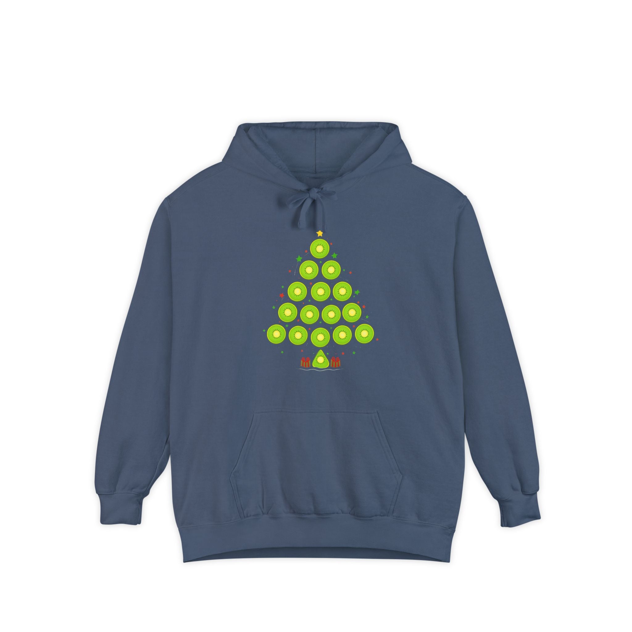 Christmas Ornament Tree Hoodie — Green Bauble Holiday Sweatshirt