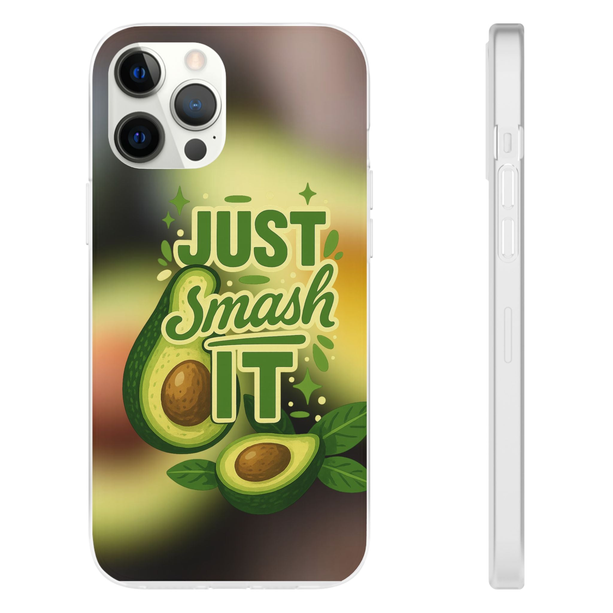 Phone Case - "Just Smash It" Avocado Design