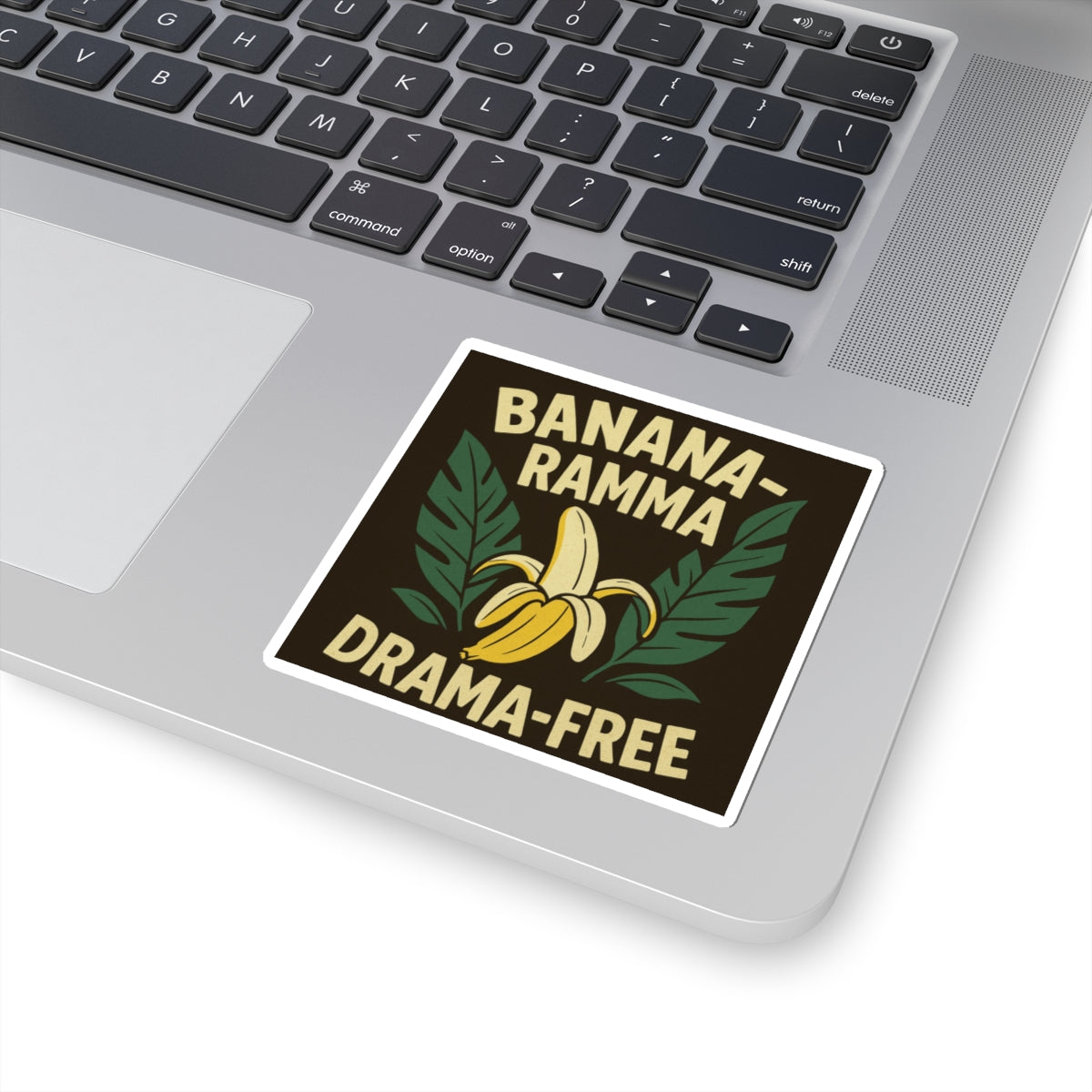 Banana-Ramma Drama-Free Stickers, Quirky Decor, Fun Gifts, Laptop Decals, Unique Party Favors, Summer Vibes